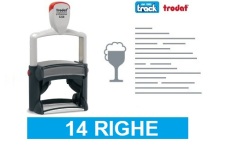 TIMBRI PROFESSIONALI PERSONALIZZATI AUTOINCHIOSTRANTI 14 RIGHE TRODAT 5211