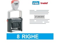 TIMBRO DATARIO PERSONALIZZABILE 8 RIGHE TRODAT 5470