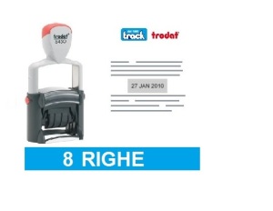 TIMBRO DATARIO PERSONALIZZABILE 8 RIGHE TRODAT 5470