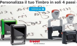 TIMBRI personalizzati con data e testo e logo 8 RIGHE PRINTY 4729 Timbri  Personalizzati con logo online autoinchiostranti fai da te