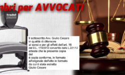Timbro Attestazione di conformità