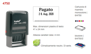 Timbro Pagato – Timbrificio Bolognese